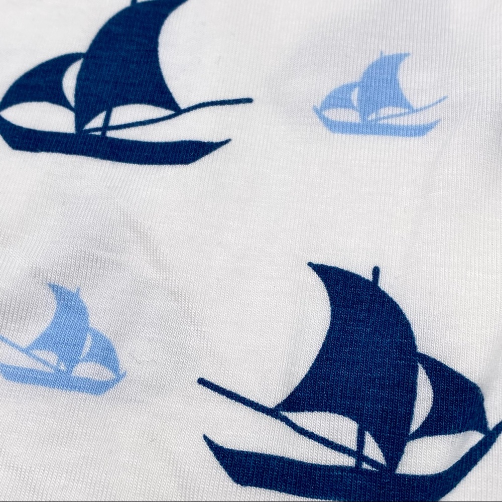 NWT KicKee Pants Natural Sailboat Bodysuit & Pants, 18-24m - Picture 8 of 15